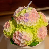 Hydrangea Candle Green