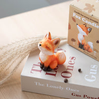 Hand-painted fox candle by Southlake Gifts. Realistic animal candle with fruity fragrance, symbol of healing, resilience, and whimsical décor.