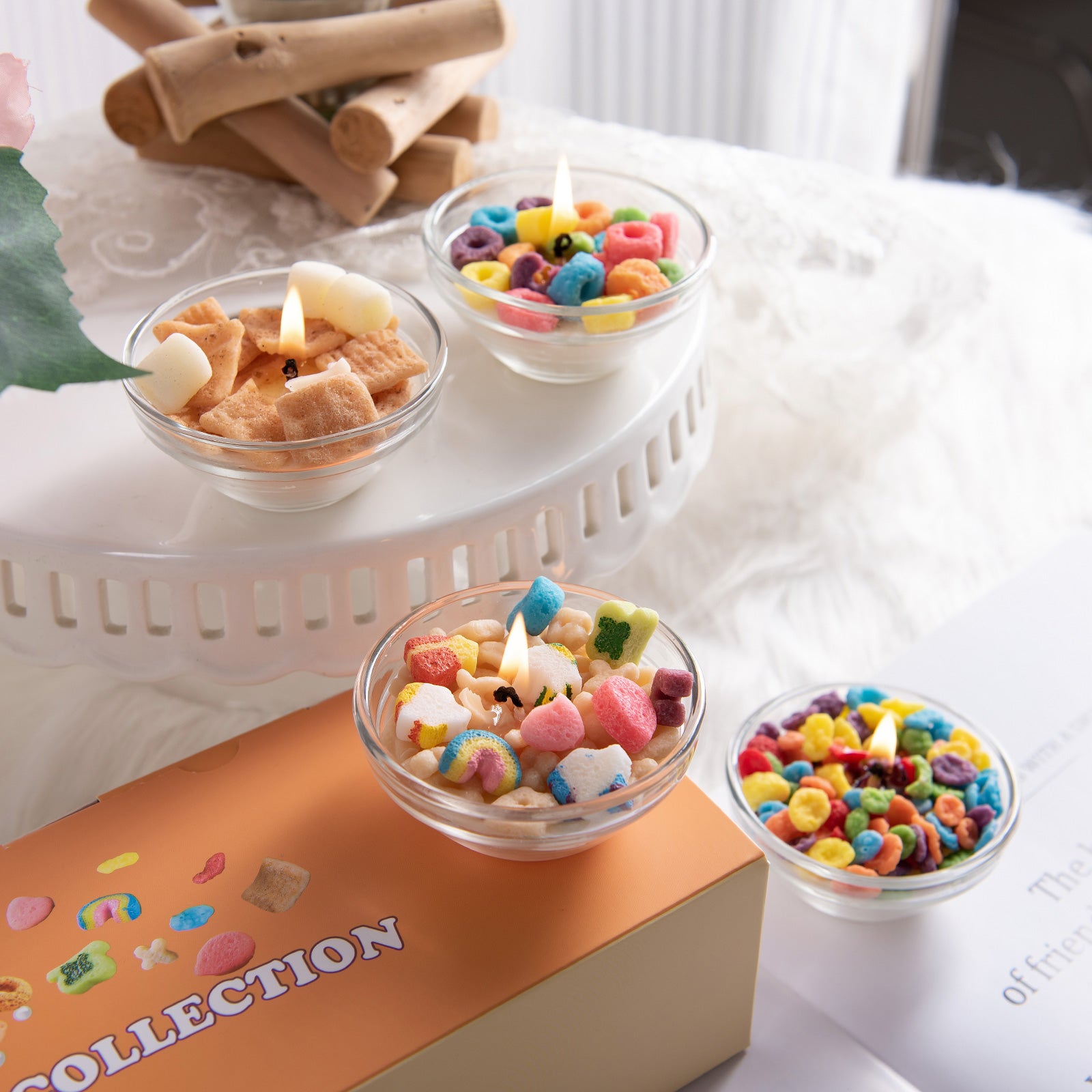 ユキ　SCENT OF ETERNAL 3個セット Cereal_Sensation_Candle_Set_of