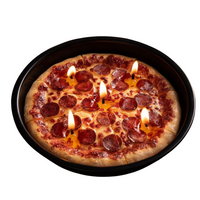 Pepperoni Pizza Candle