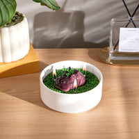 Southlake Gifts handmade Hippo Candle, floral moss fougère scented animal candle in bowl with wax pond, whimsical décor centerpiece