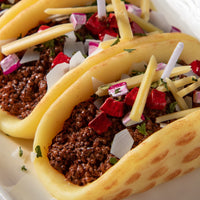 A closer look at the Southlake Gifts Taco Candles. everything is handcrafted and hand crafted, perfect holiday unique gifts.