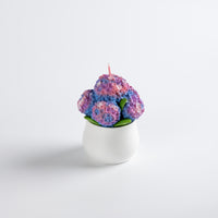 Hydrangea floral candle from Southlake Gifts is handmade and hand-painted which make a perfect holiday flower candle gifts.