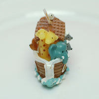 Front detail of Noah's Ark Candle from Southlake Gifts.