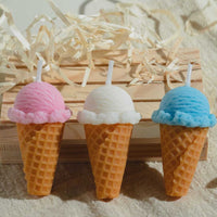 This eye catching delicious ice cream cone candle from Southlake Gifts.
