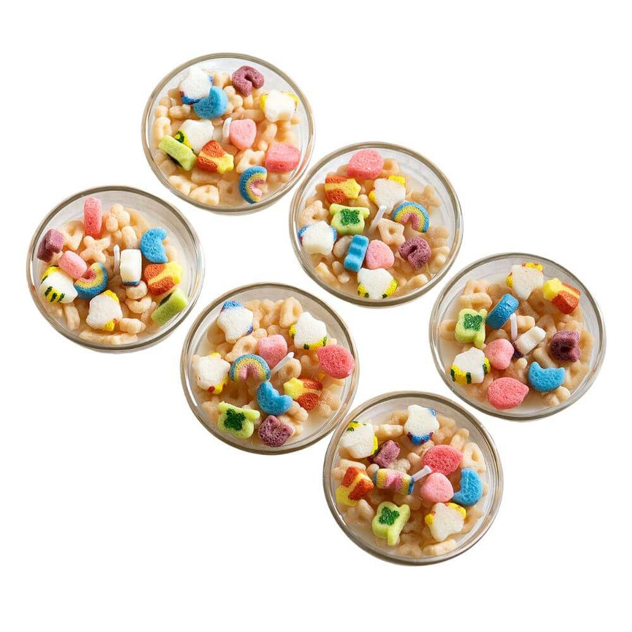 Mini Funny French Vanilla Cereal Bowl Scented Soy Aromatherapy Candles for Wedding (6pcs/Pack)