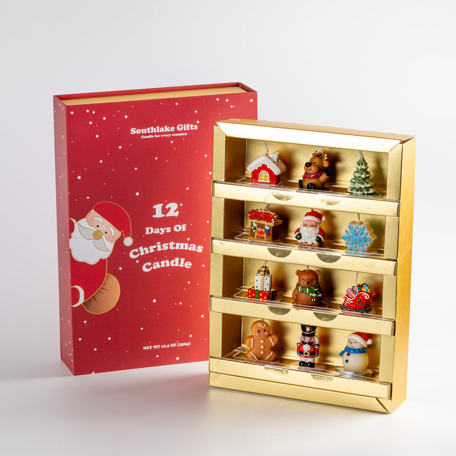 Christmas Aromatherapy Scented Candles Advent Calendar (12pcs/Pack)