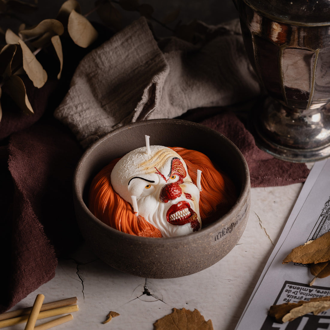 Pennywise Clown Candle