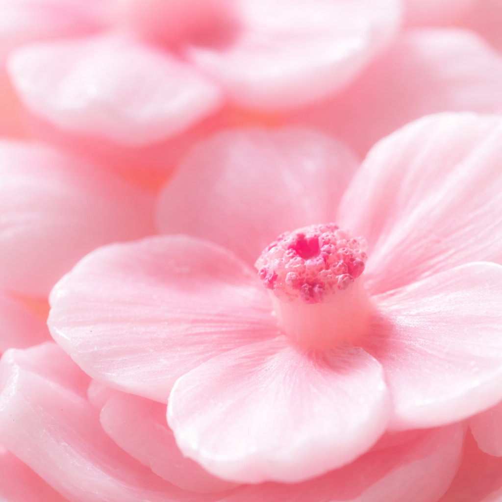 ③桜【pink*flower*happiness】春の訪れ シーグラスアート Cherry Blossom Sakura Floral Candle - Southlake Gifts