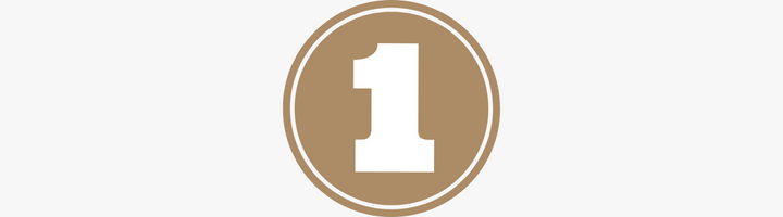 Number one logo icon.