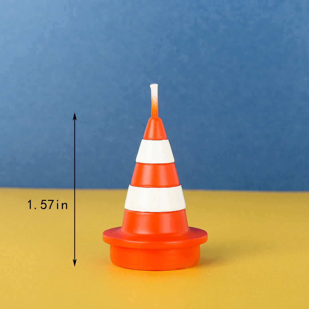 Add up some style with this Traffic Cone Candles in you home.