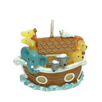 Noah's Ark Candle with a white backgound.