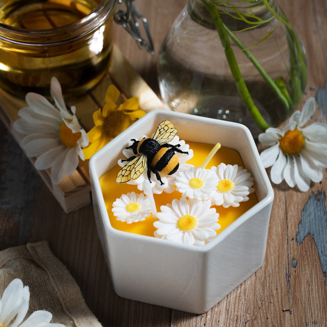 Bring brightness to other’s life just like this Honey Milk Bowl Candle.