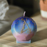 A Beautiful Capricorn Prismatic Constellation Candle from Southlake Gifts.
