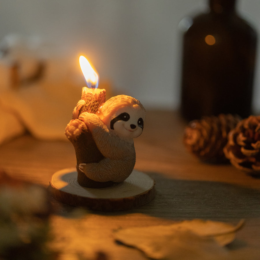 Light up your night with this cute  Baby Sloth Candle from Southlake Gifts.