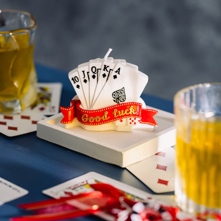 Make your home significantly better with this Lucky Poker Candle.