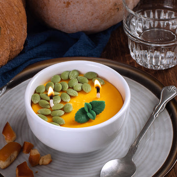 Pumpkin Soup Bowl Scented Candle from Southlake Gifts.