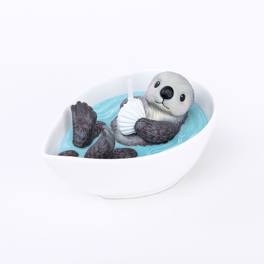 The Baby Cute Sea Otter Scented Candle to make you relax. 
