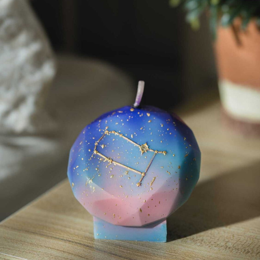 A Beautiful Gemini Prismatic Constellation Candle from Southlake Gifts.