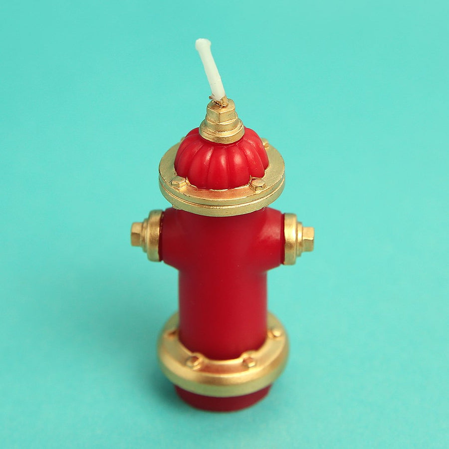 Back designs of Fire Hydrant Candles.