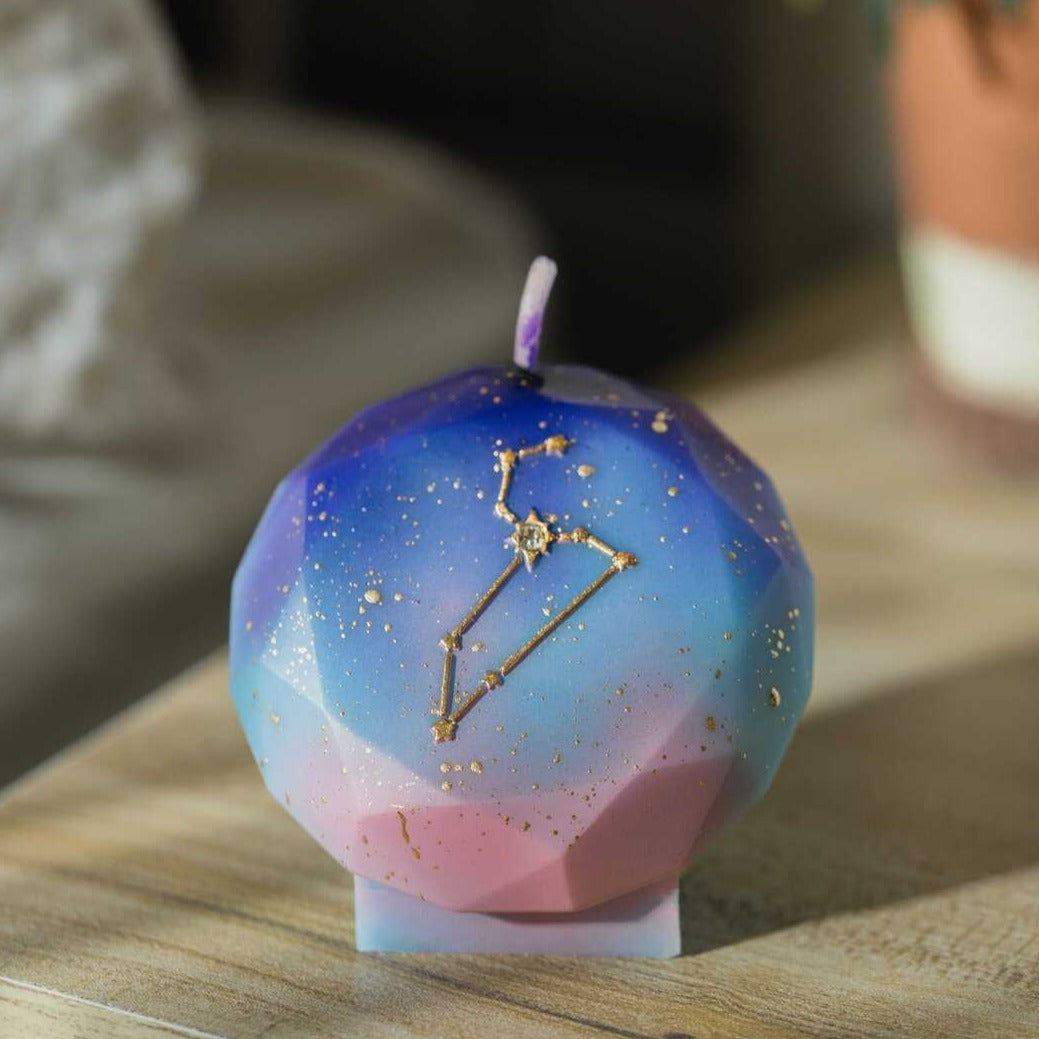 A Beautiful Leo Prismatic Constellation Candle from Southlake Gifts.
