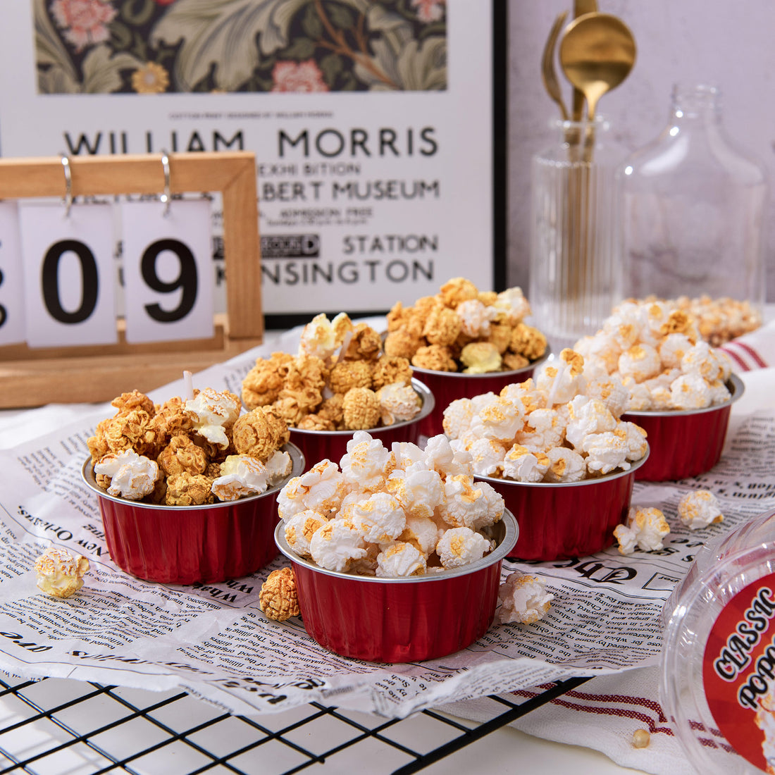 Bring a Popcorn Candle that might enlighten you.