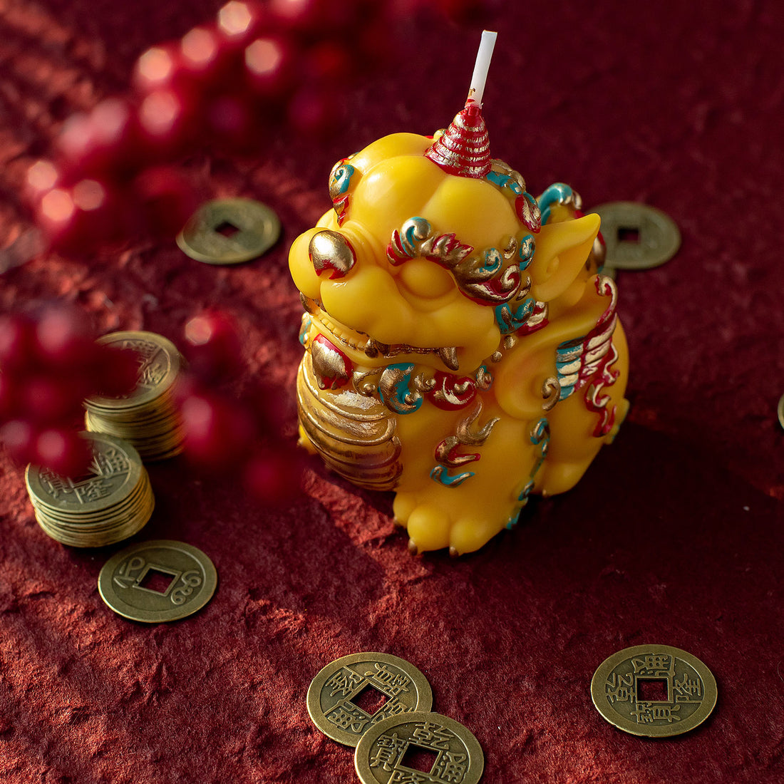 Inspired by the mythical protector Pixiu, this Chinese Fortune Pixiu Charm is a symbol of good luck