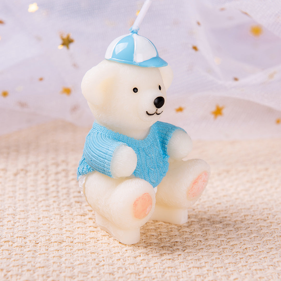 Baby Blue Bear Candle from Southlake Gifts.