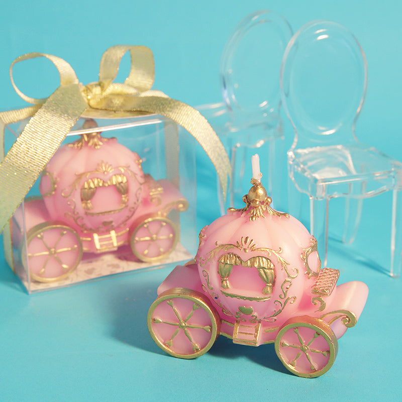Two cure Pumpkin Carriage Candle from Southlake Gifts.