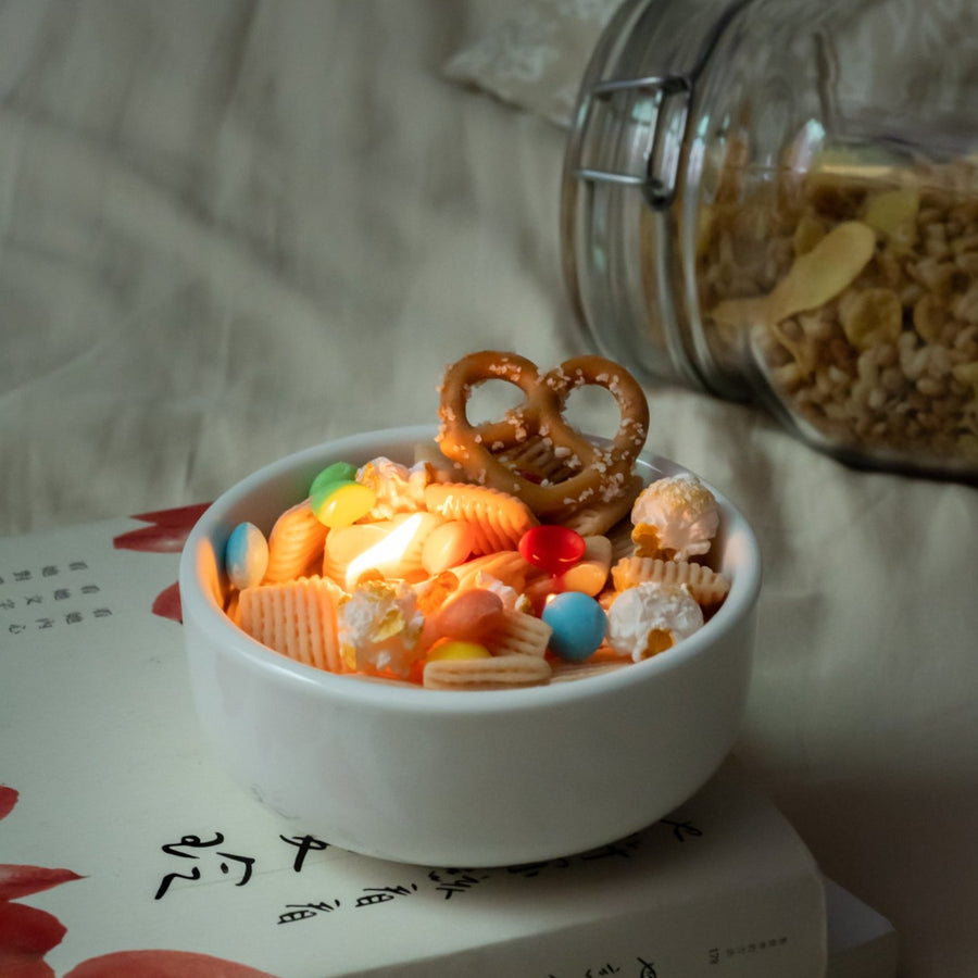 Trail Mix Cereal Bowl Candle