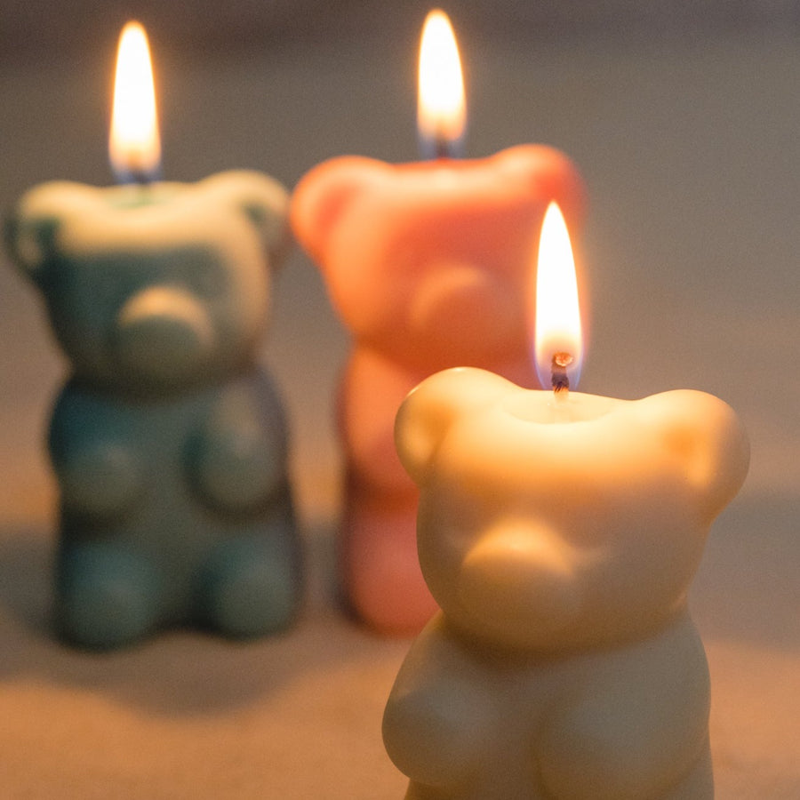 Light up your night using our Mysterious Gummy Bear Candle.