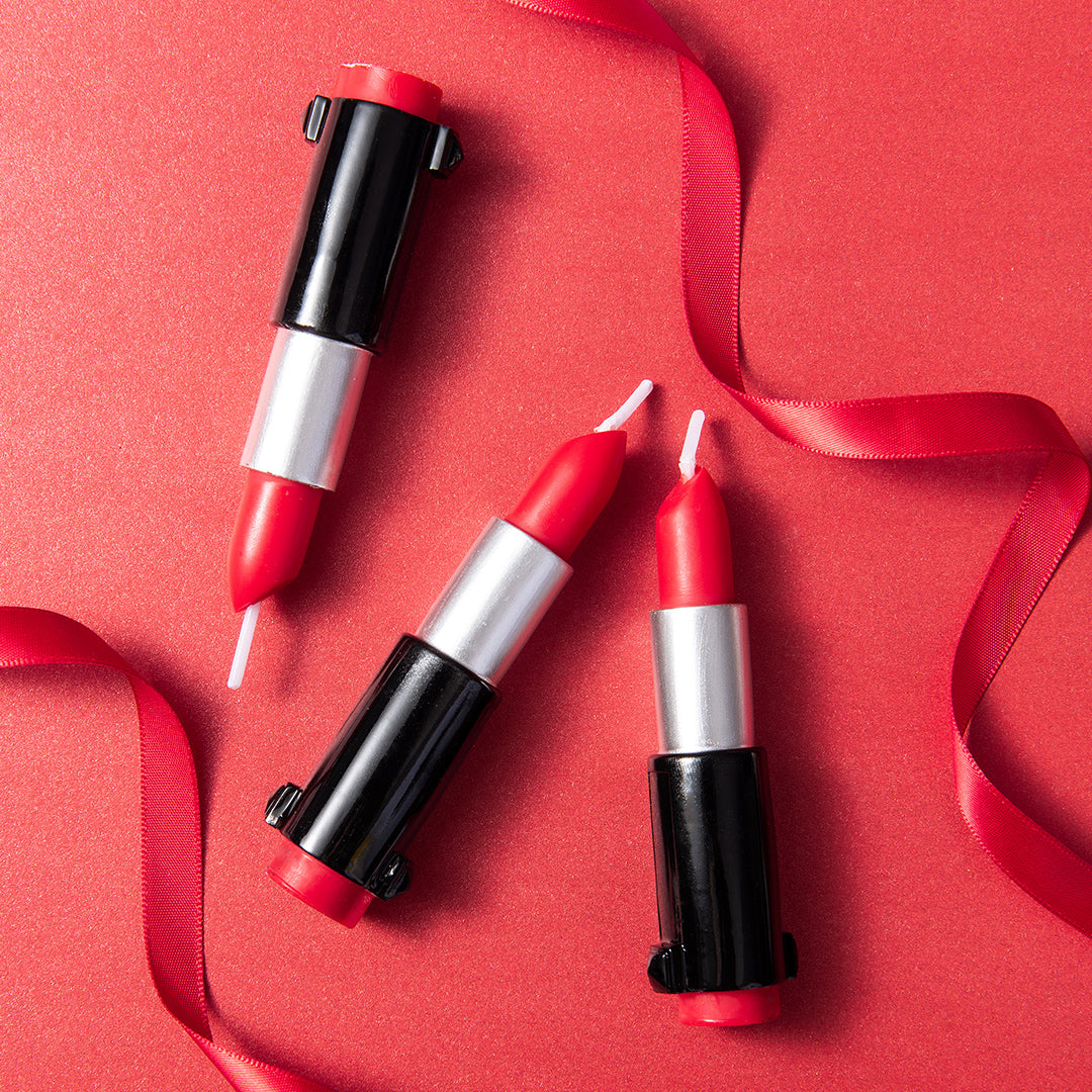 The magic of scent in every  Red Lipstick Candle.