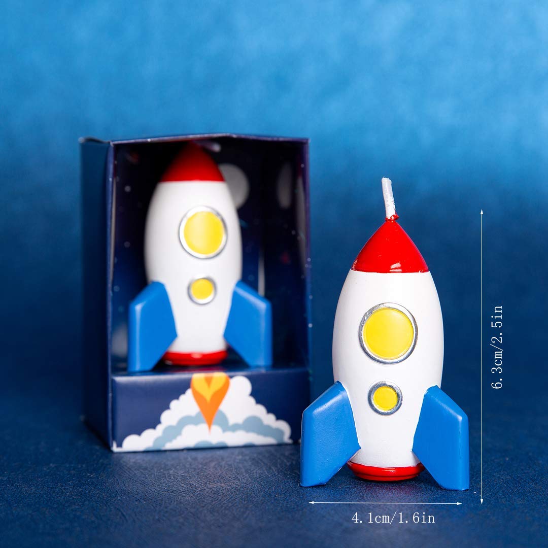 A beautiful rocket candle from Southlake Gifts.