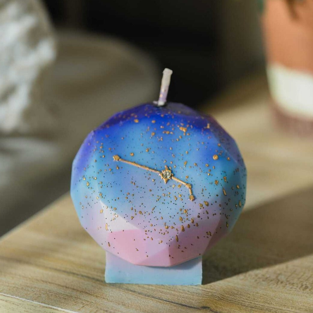 A Beautiful Aries Prismatic Constellation Candle from Southlake Gifts.