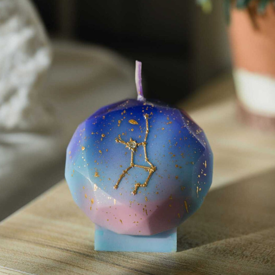 A Beautiful Virgo Prismatic Constellation Candle from Southlake Gifts.