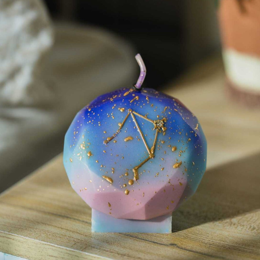 A Beautiful Libra Prismatic Constellation Candle from Southlake Gifts.