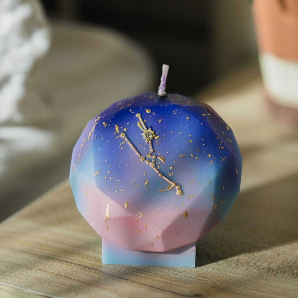 A Beautiful Taurus Prismatic Constellation Candle from Southlake Gifts.
