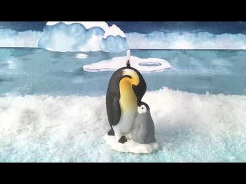 Mom & Baby Penguin Candle video